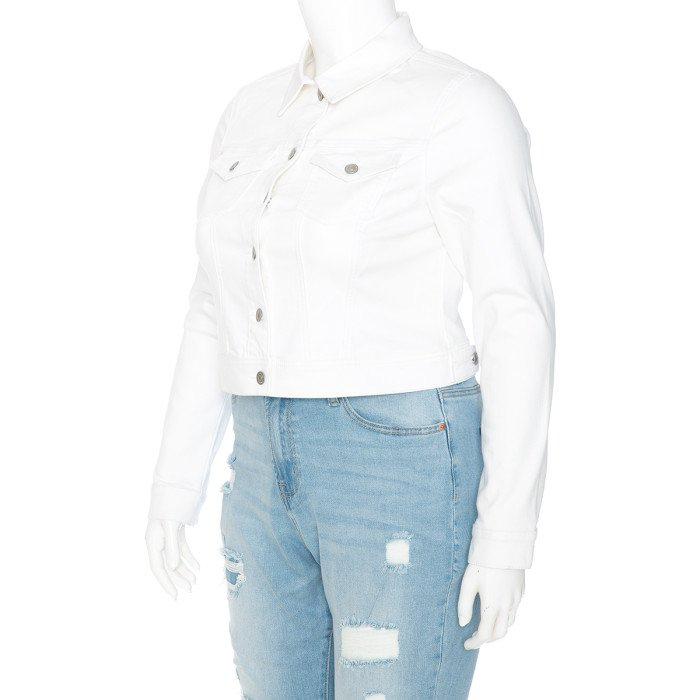 White denim jacket