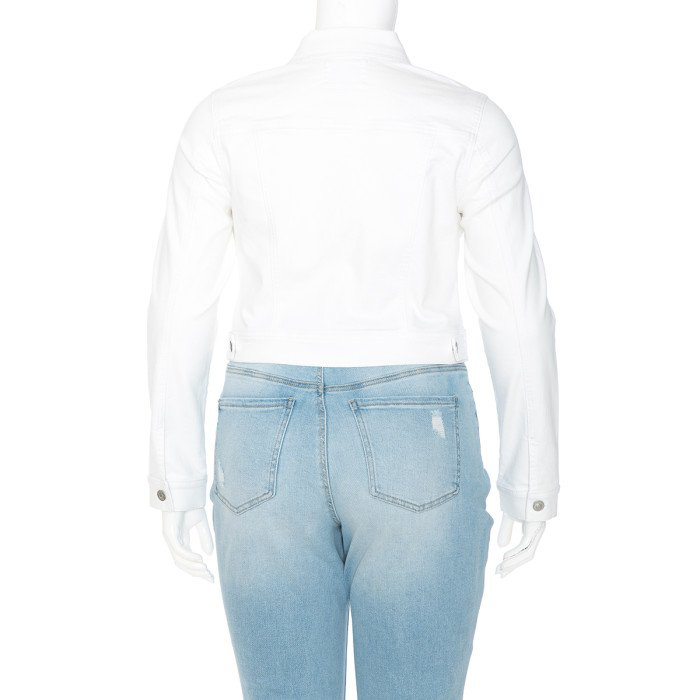 White denim jacket
