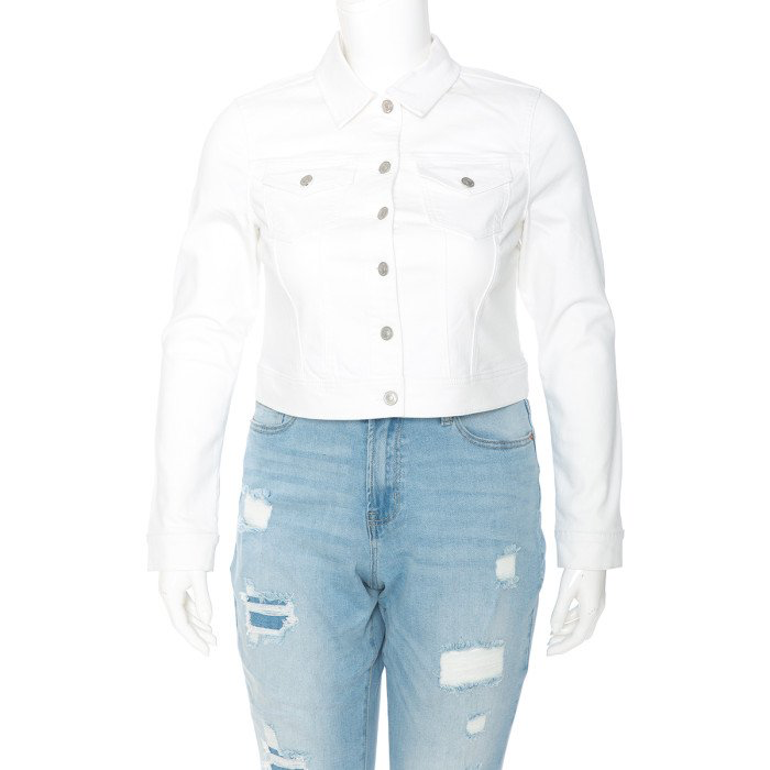 White denim jacket