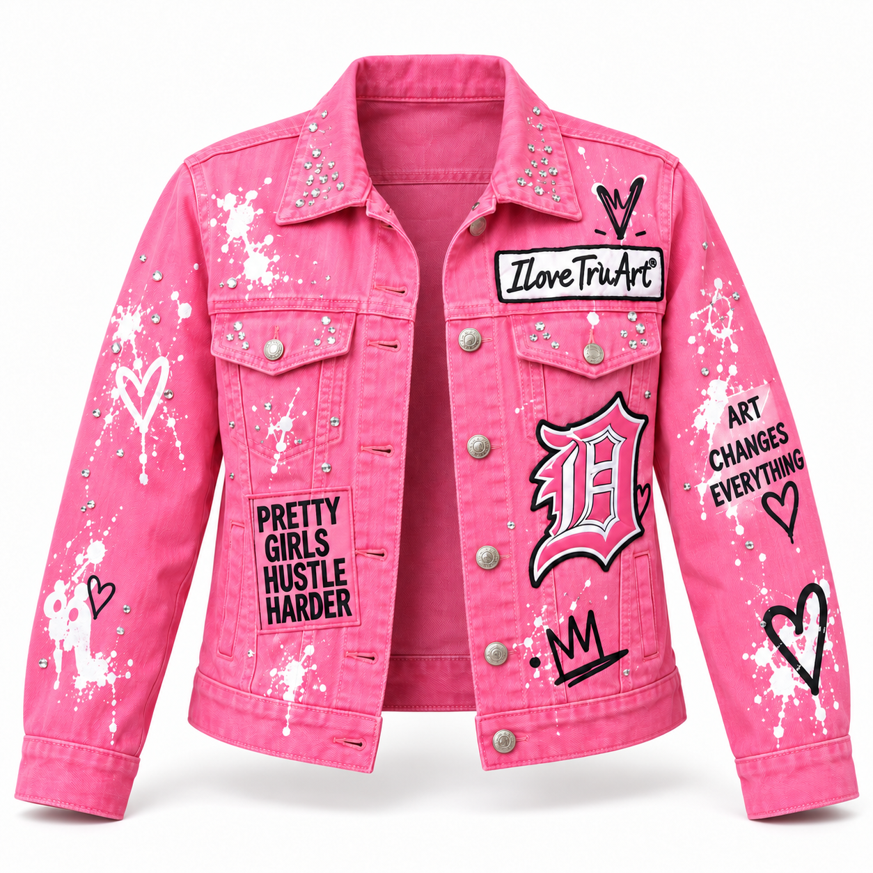 IloveTruArt™ Rare Color Denim Jacket – Limited Edition