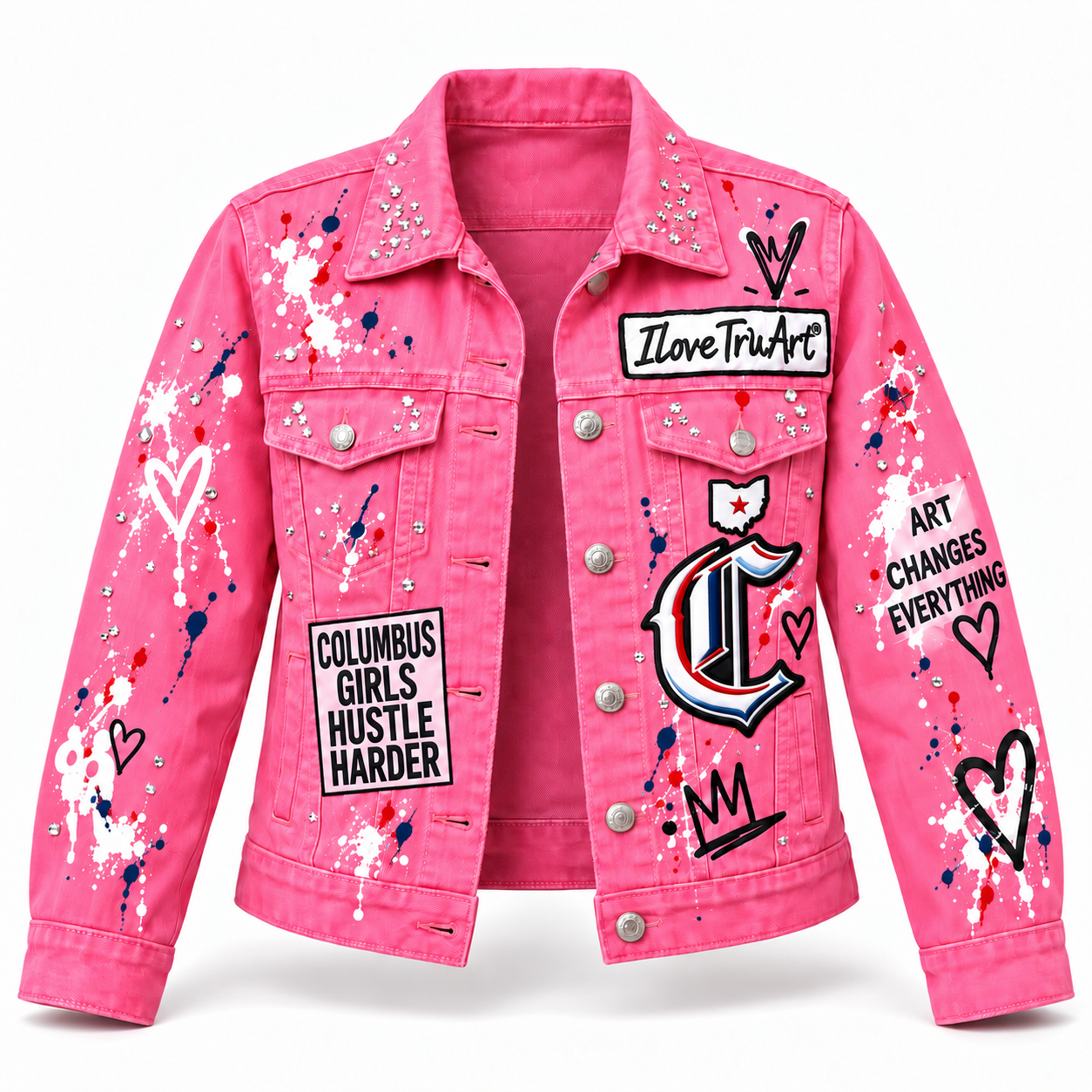 IloveTruArt™ Rare Color Denim Jacket – Limited Edition