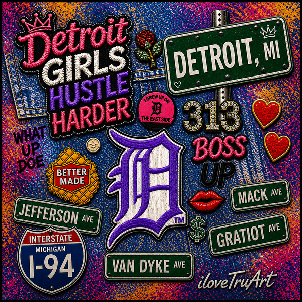 Detroit Eastside Pillow by iloveTruArt no no
