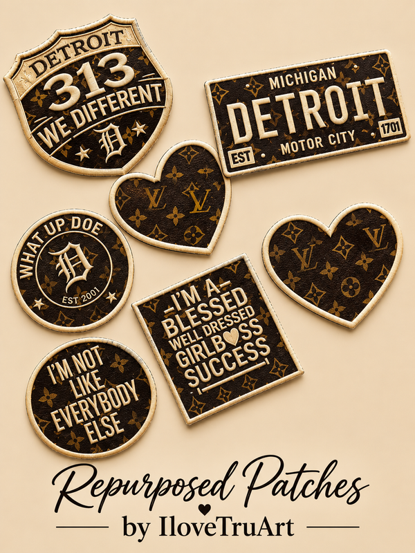 Repurposed Patch Bundle by IloveTruArt™ Price: $120