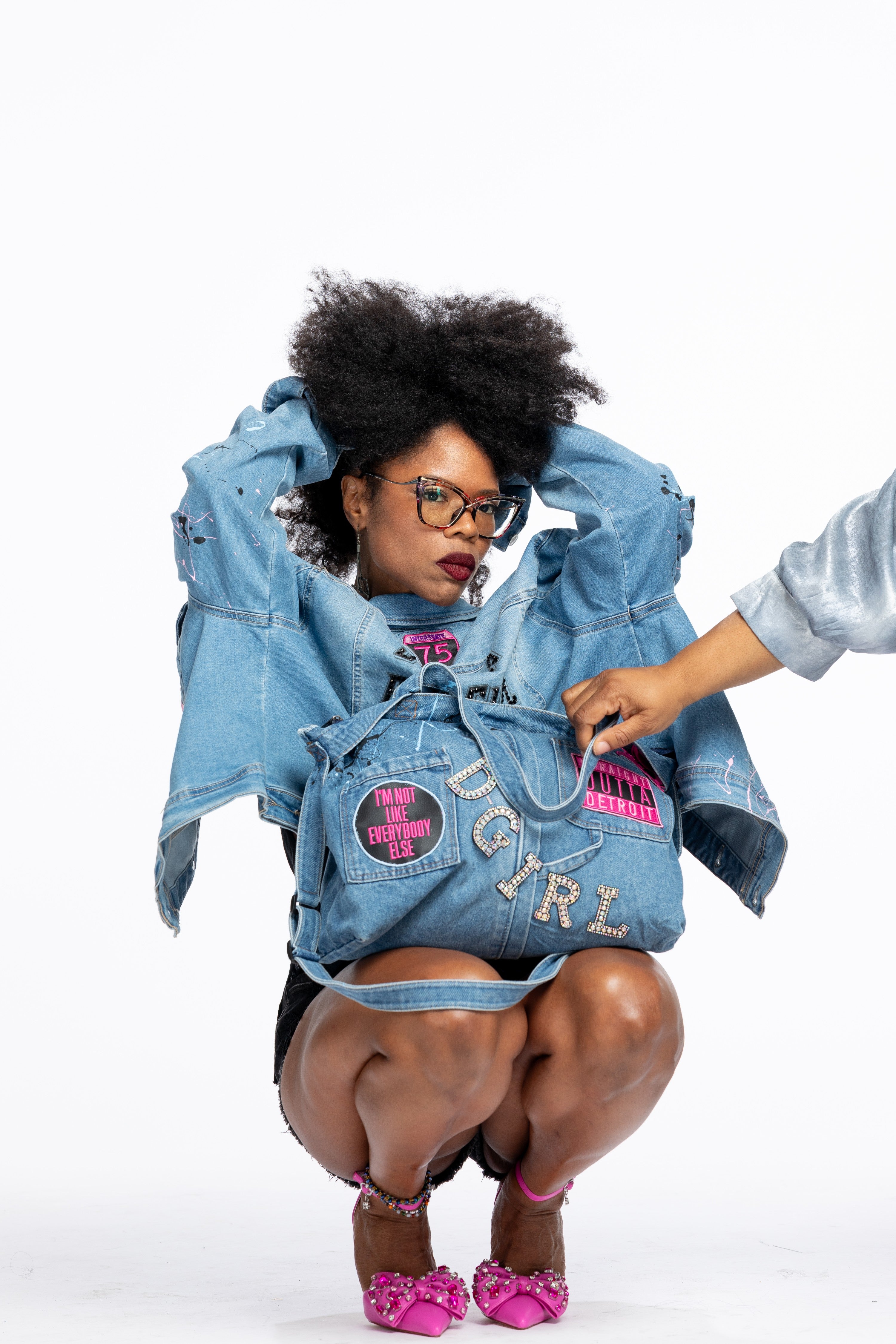 I'm Not Like Everybody Else Denim Jacket