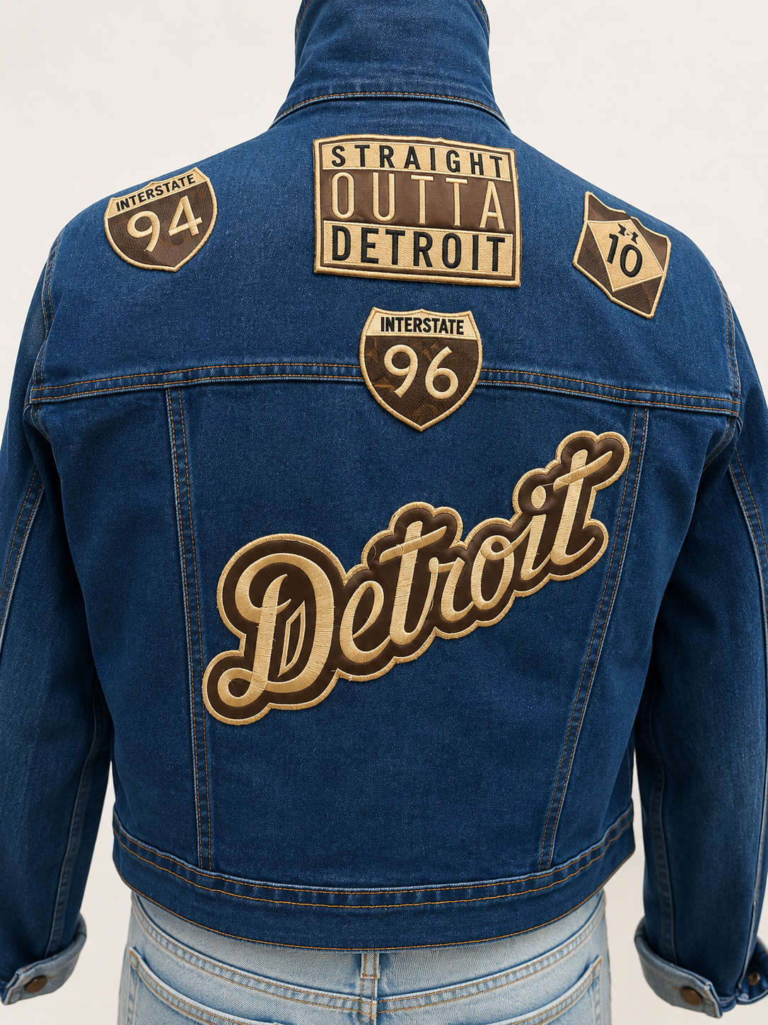 Repurposed LV Detroit Denim by iloveTruArt