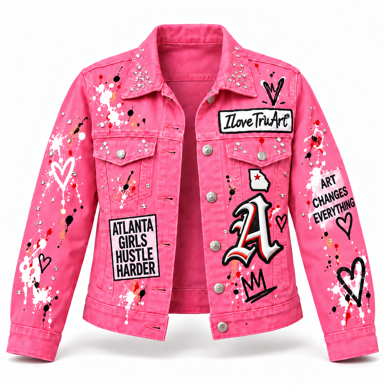 IloveTruArt™ Rare Color Denim Jacket – Limited Edition