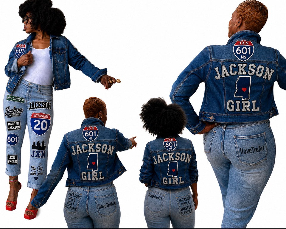 Jackson Girl 601 Custom Denim Jacket | IloveTruArt™